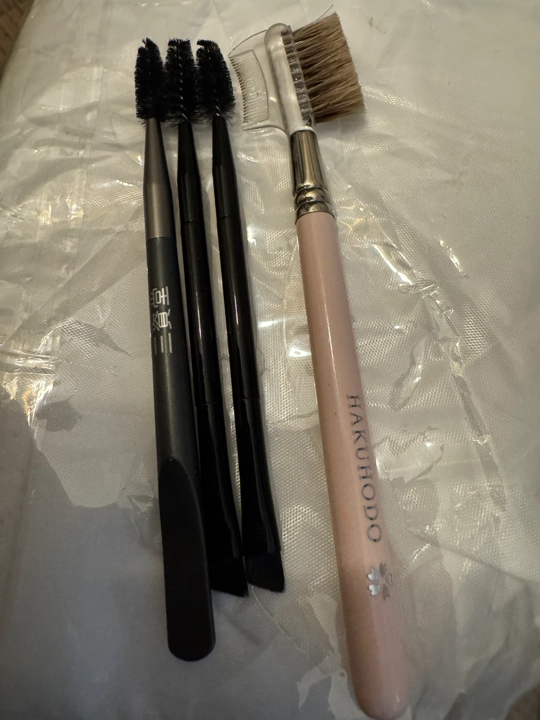Set of 4 Eye Eyebrow Brushes - photo 2