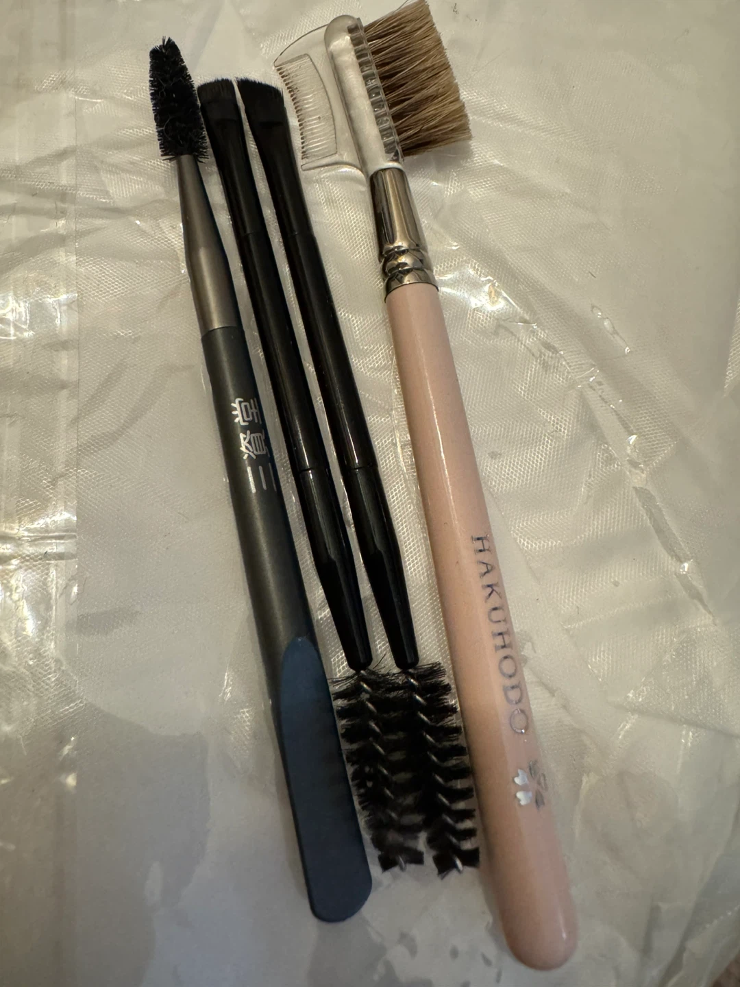 Set of 4 Eye Eyebrow Brushes - photo 3