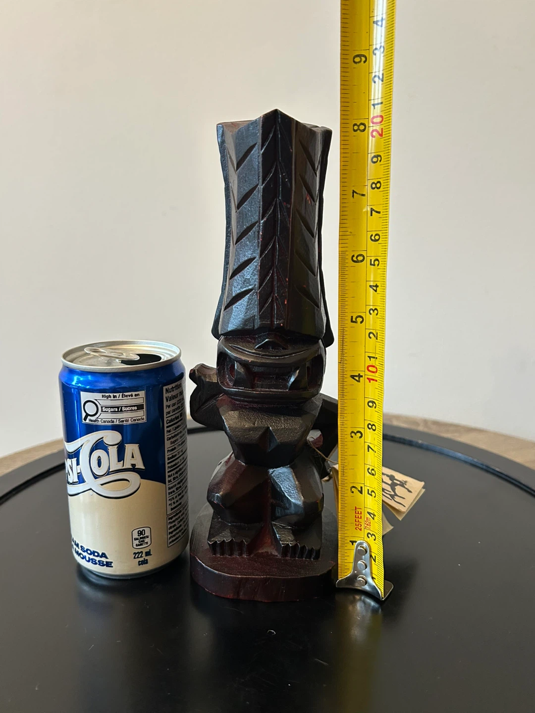 Vintage Hawaiian “Winner Tiki” Wooden Statue 8.5”