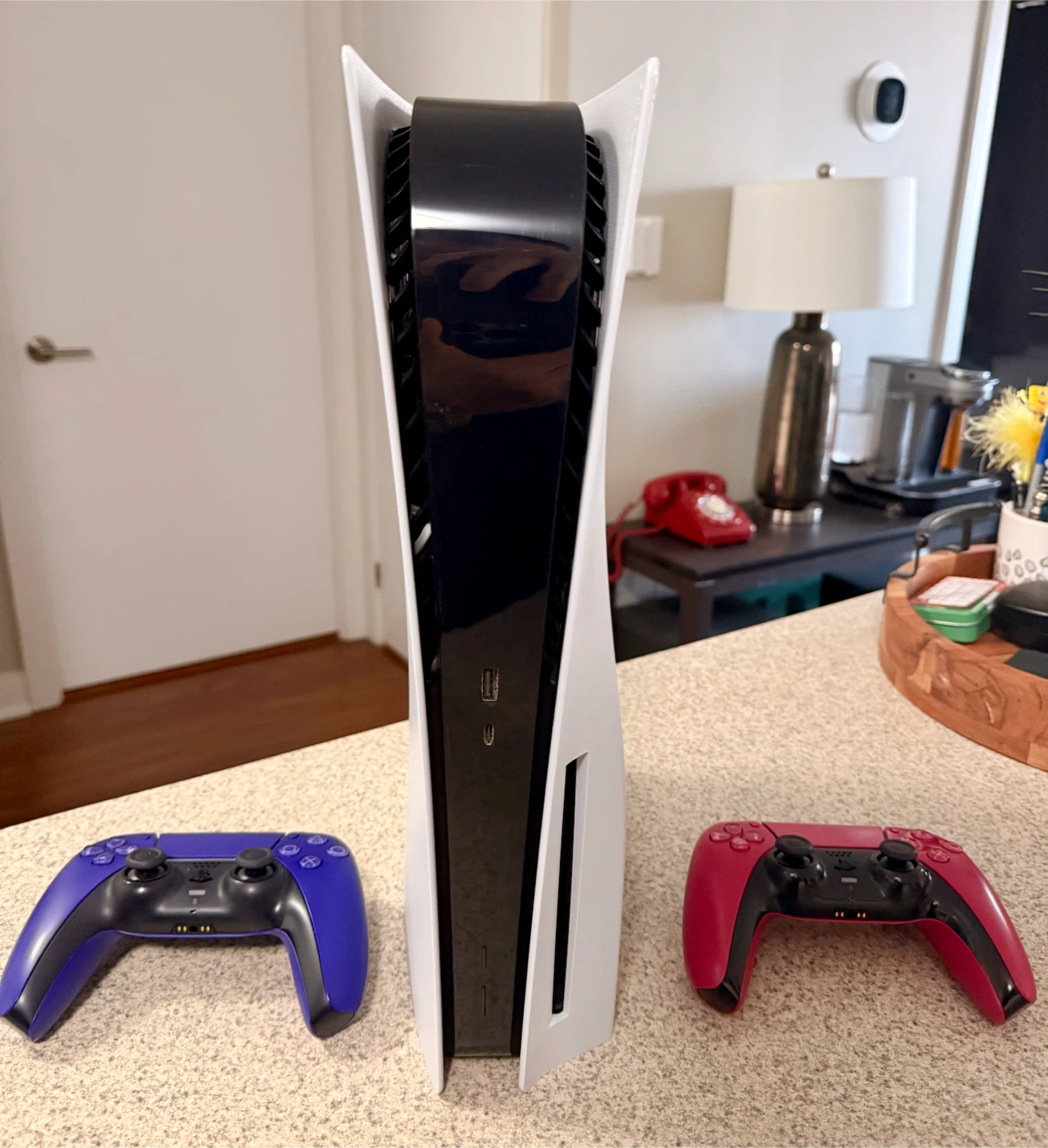 PS5 Disc Edition with 2 Controllers - Excellent Condition