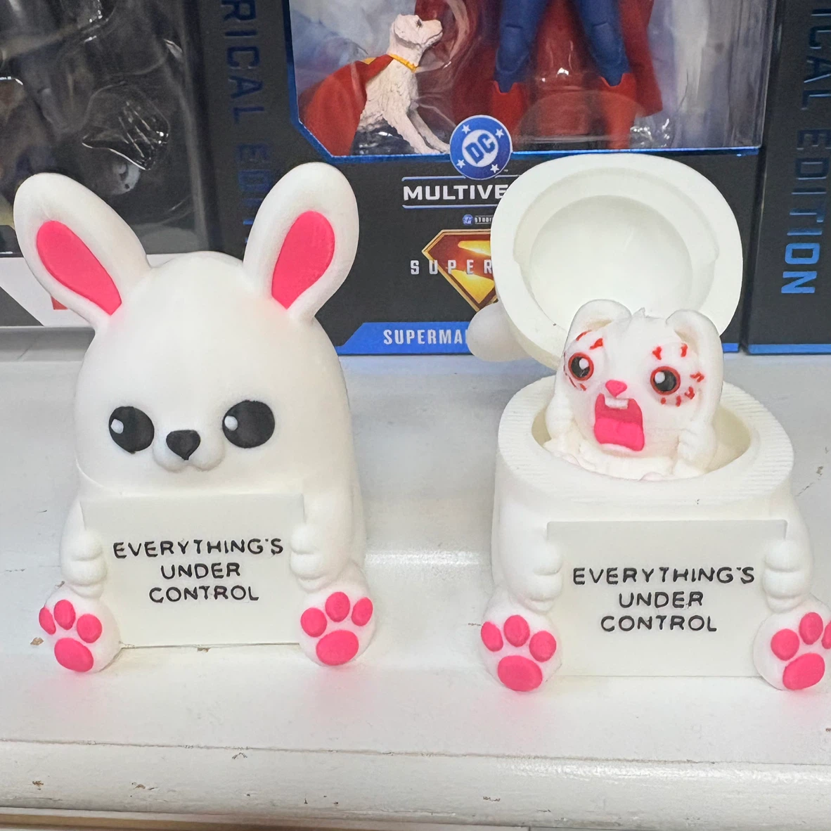 Everything's Under Control Bunny Figures