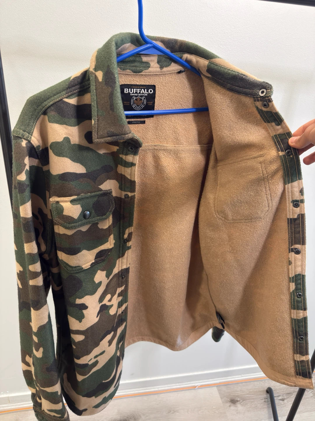 Vintage Camo Shirt Jacket