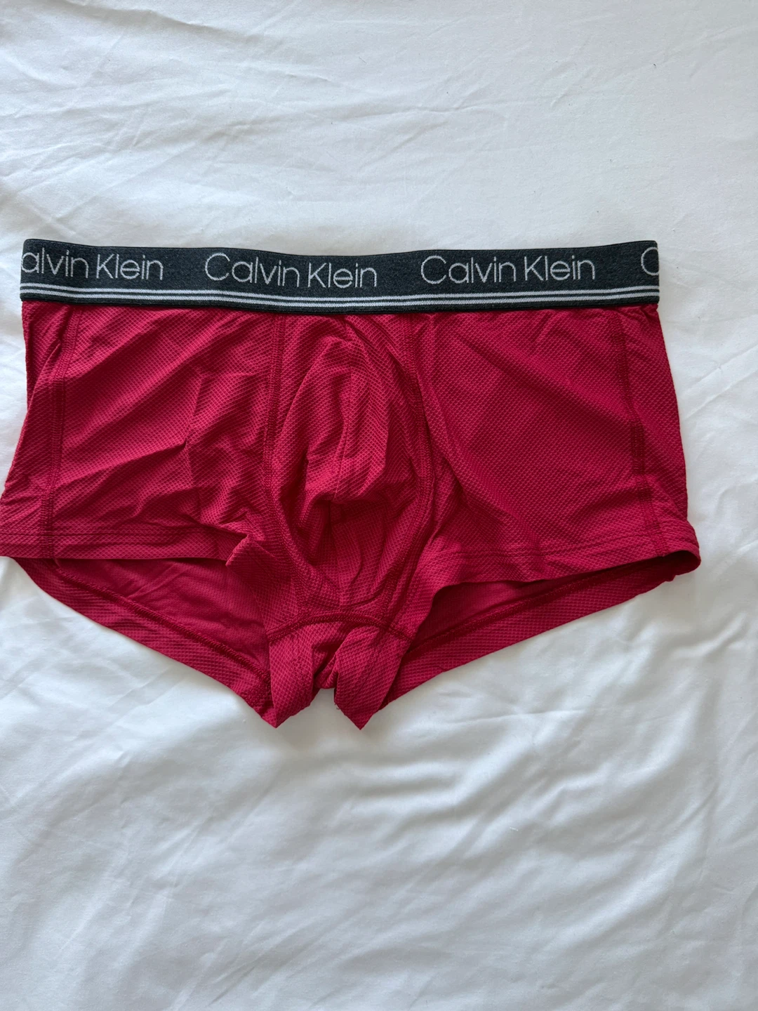 Calvin Klein Red Trunk Underwear Size M