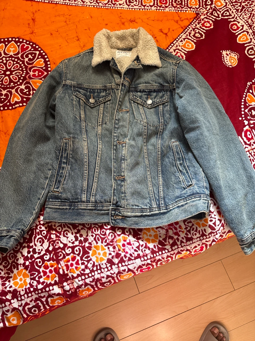 Old Navy Sherpa-Lined Denim Jacket