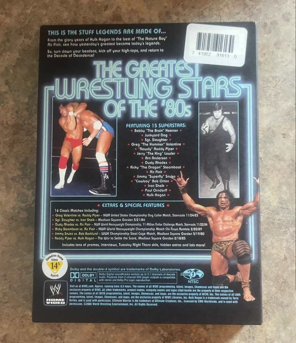 The Greatest Wrestling Stars of the '80s 3-Disc DVD Set - photo 2