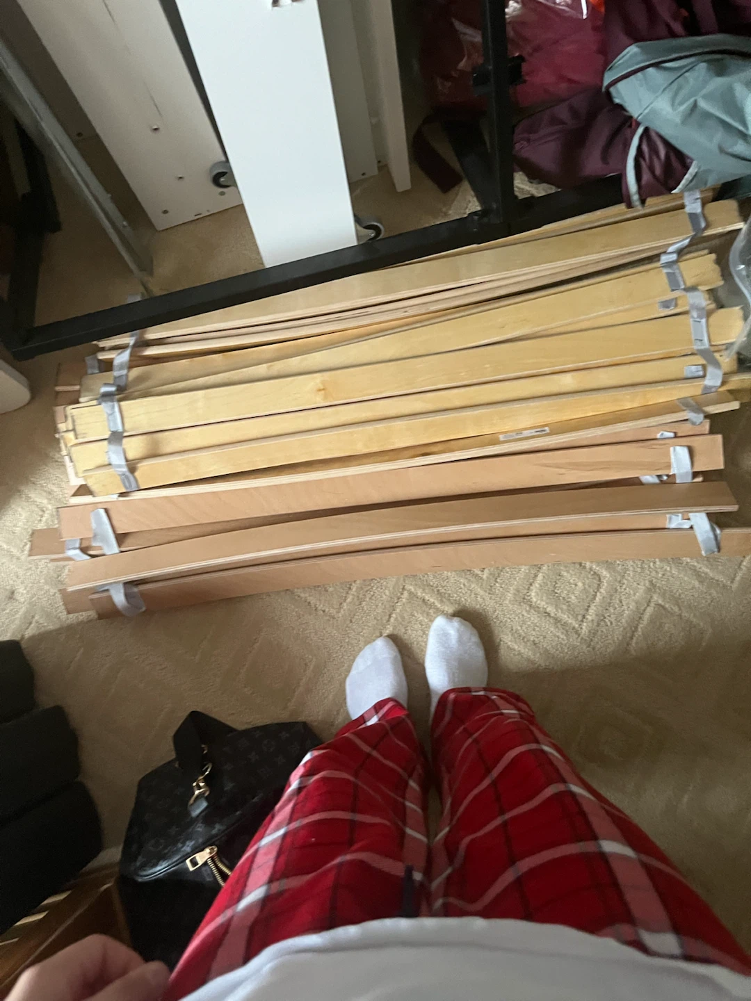 IKEA SLÄKT bed frame with pull-out bed and storage - photo 4