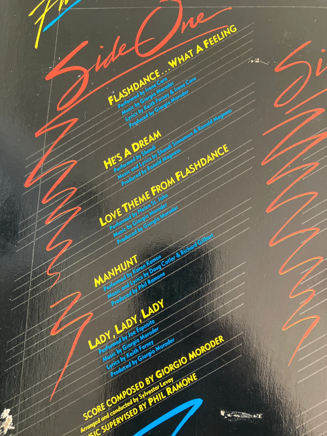 Flashdance Original Motion Picture Soundtrack Vinyl Record - photo 3