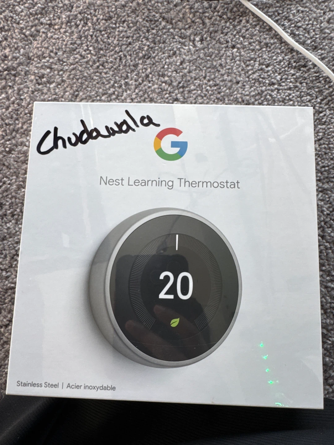 Google Nest Learning Thermostat - photo 2