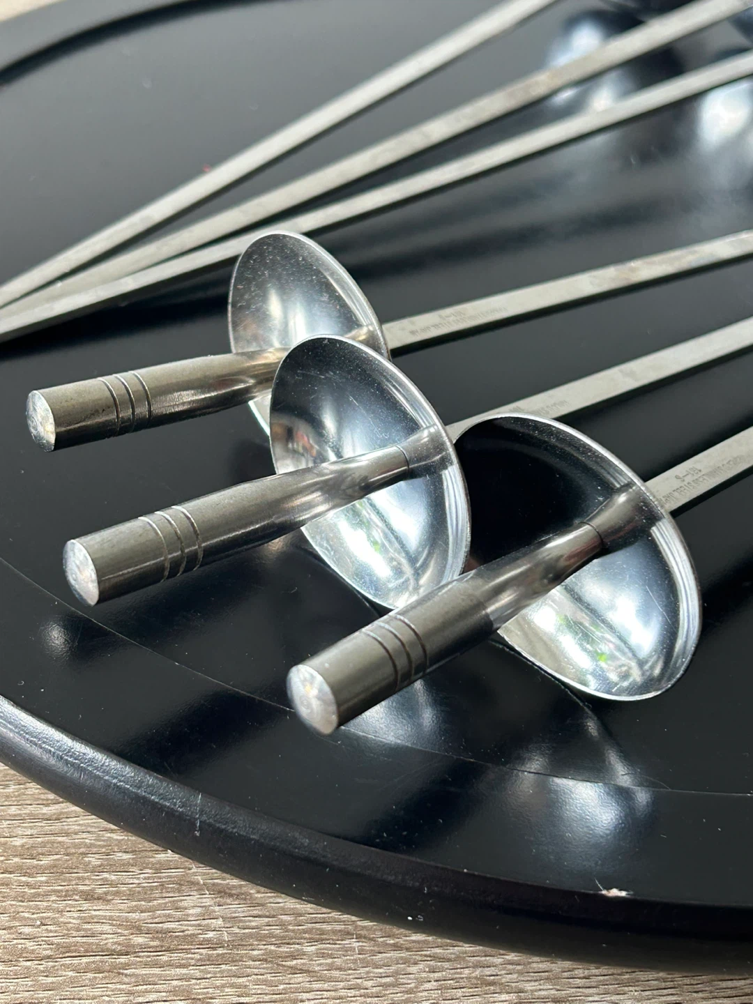 Vintage Halco Stainless Steel Sword Skewers – Set of 6 Japan - photo 2