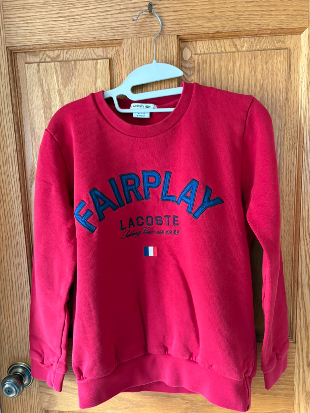 Lacoste Fairplay Red Sweatshirt