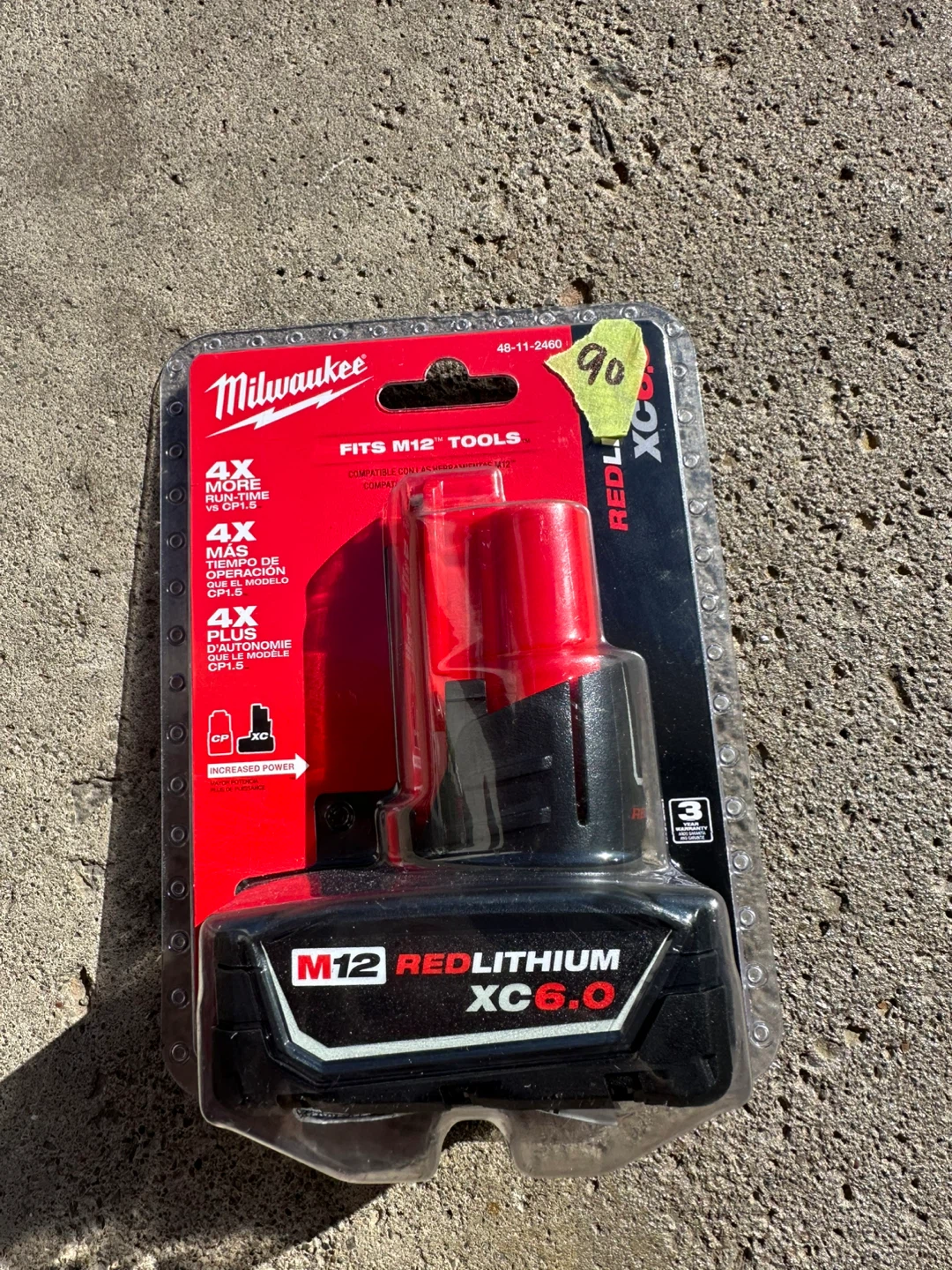 Firm price Milwaukee M12 REDLITHIUM XC 6.0 Battery