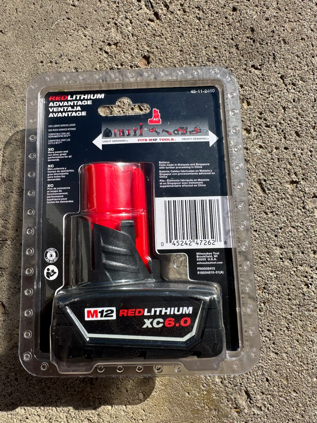 Firm price Milwaukee M12 REDLITHIUM XC 6.0 Battery - photo 2