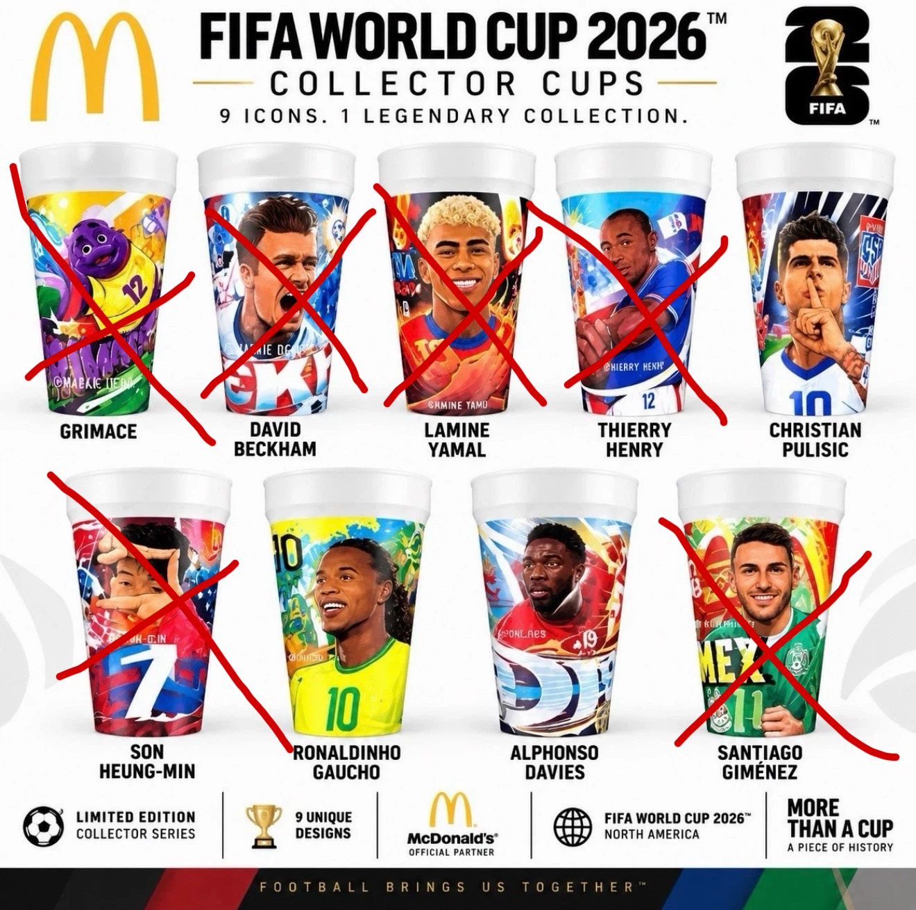 McDonald's FIFA World Cup 2026 Collector Cup Santiago Giménez - photo 2