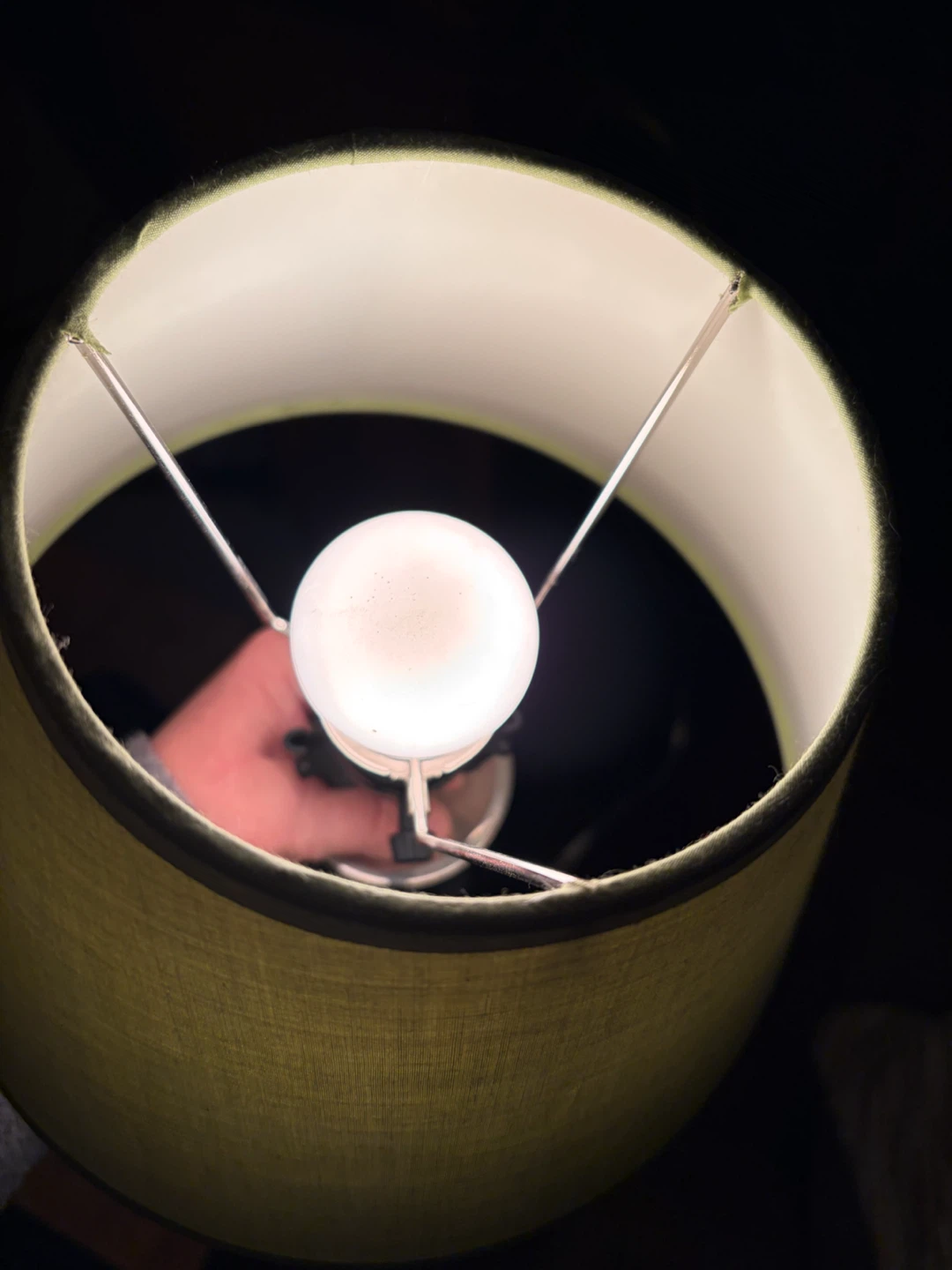 Table Lamp with Green Shade - photo 4