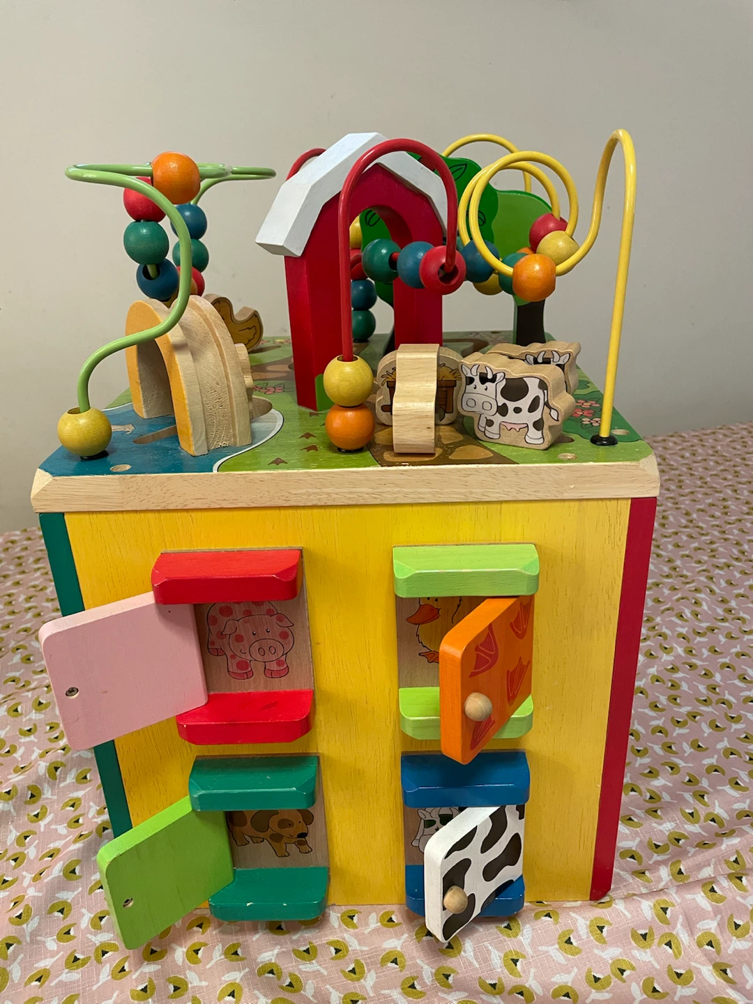 Wooden Activity Cube - photo 3