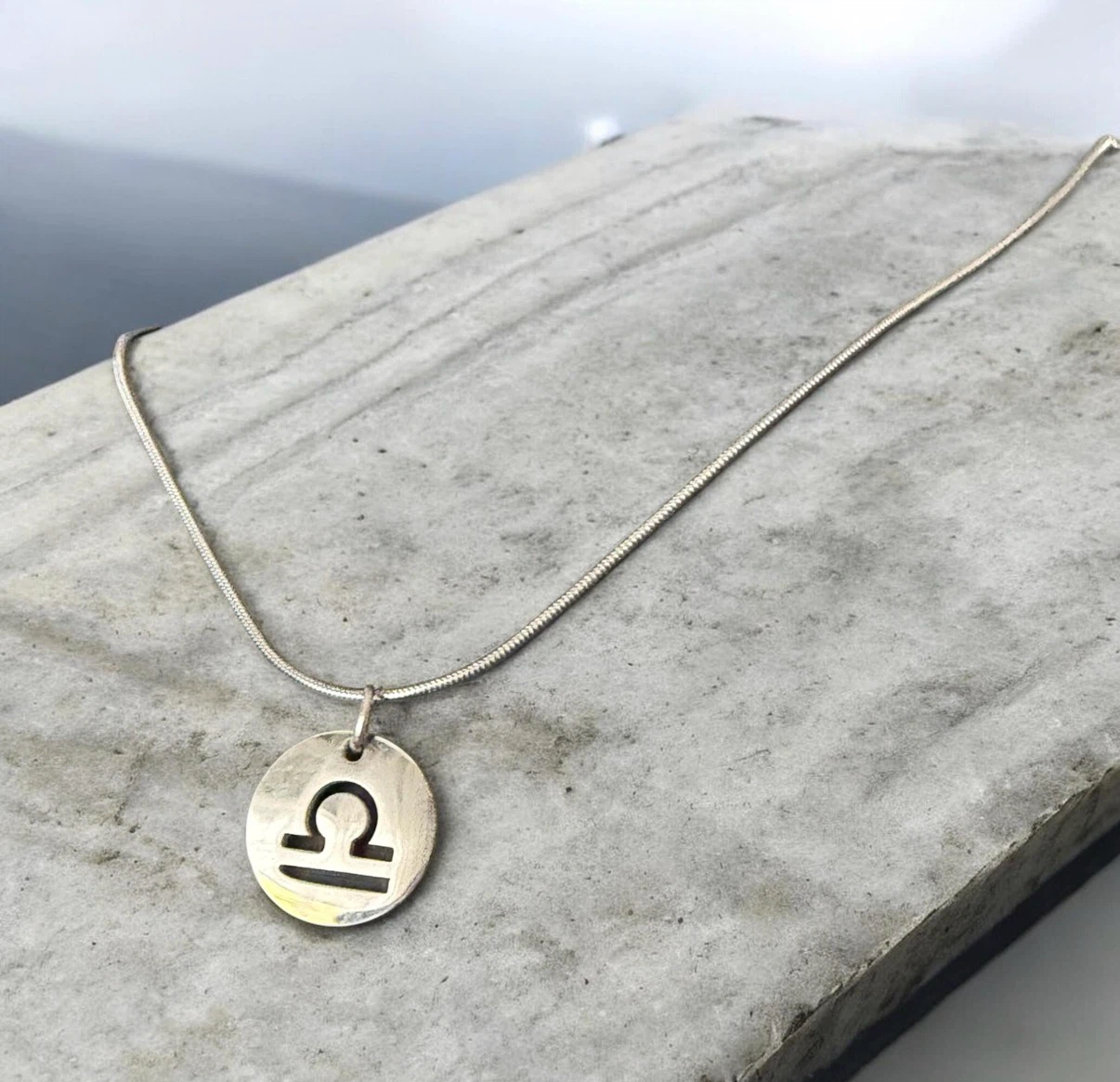 Libra Zodiac Coin Necklace