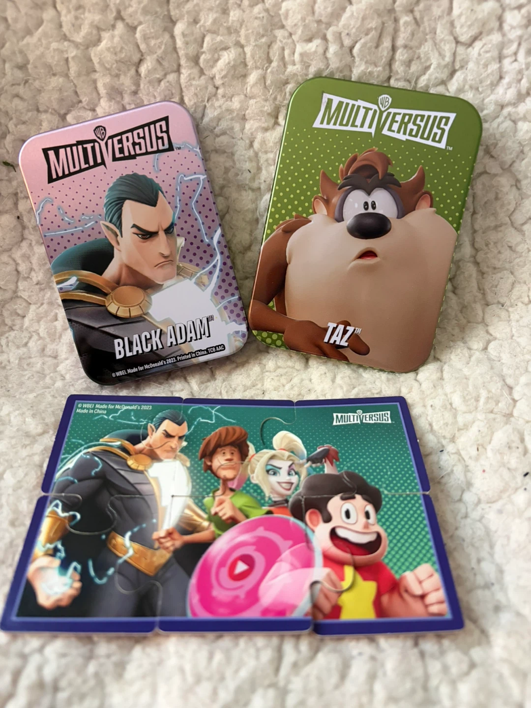 MultiVersus McDonald's Tins and Puzzle Set