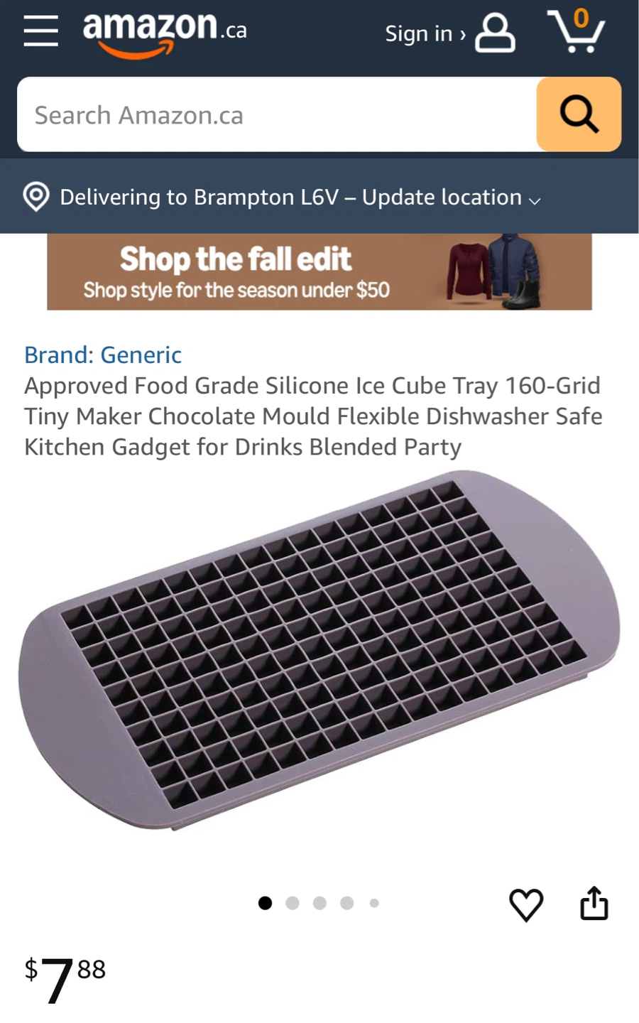 Set of 2 Silicone 160-Grid Ice Cube Trays - photo 5