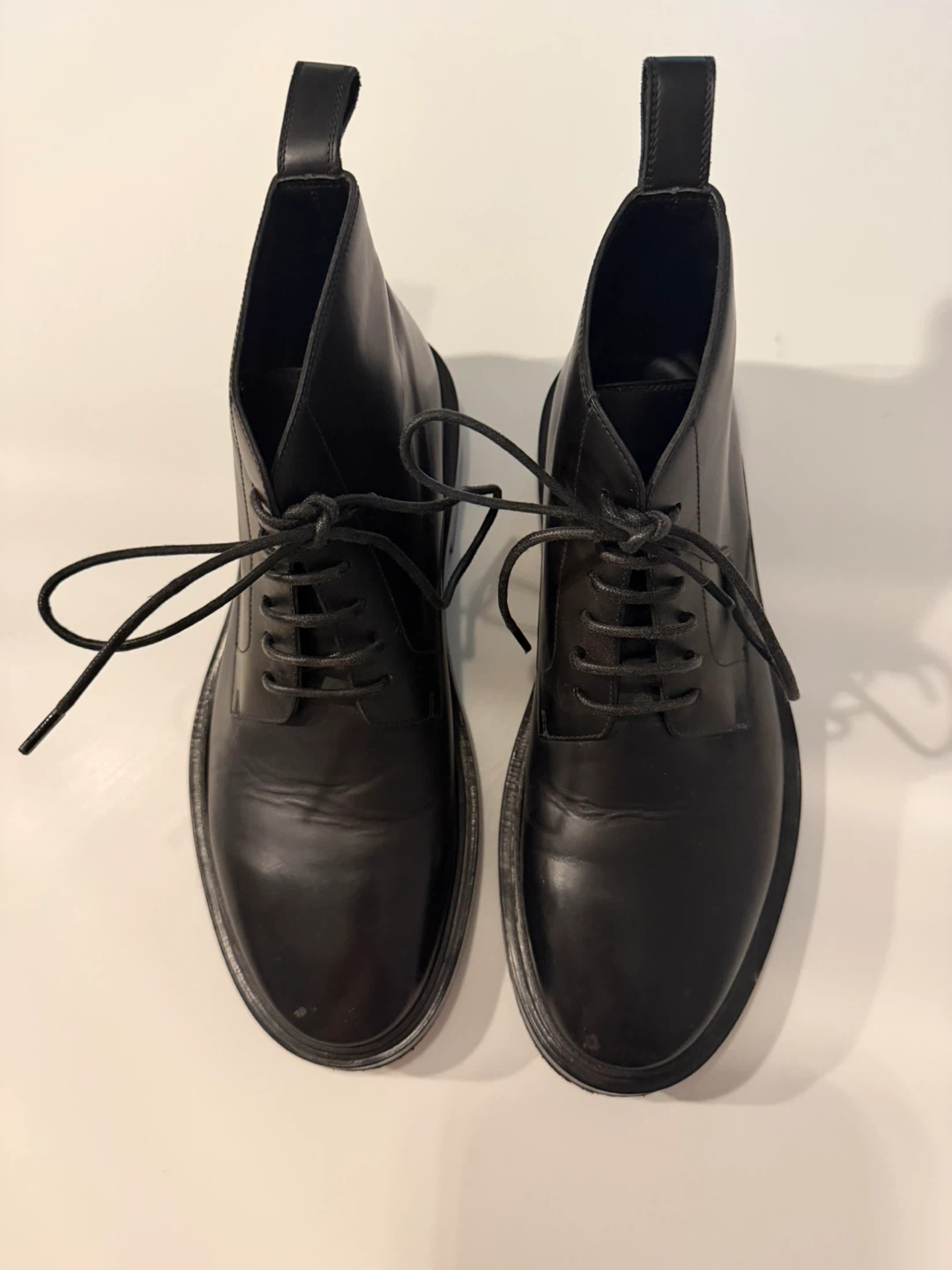 Balenciaga Black Leather Boots. Size 43 - photo 2