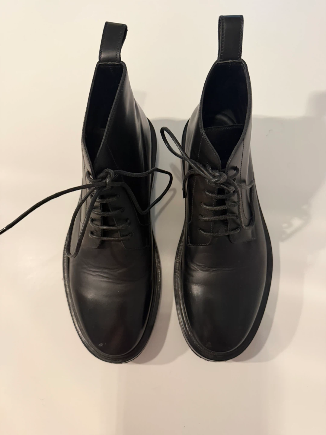 Balenciaga Black Leather Boots. Size 43 - photo 4