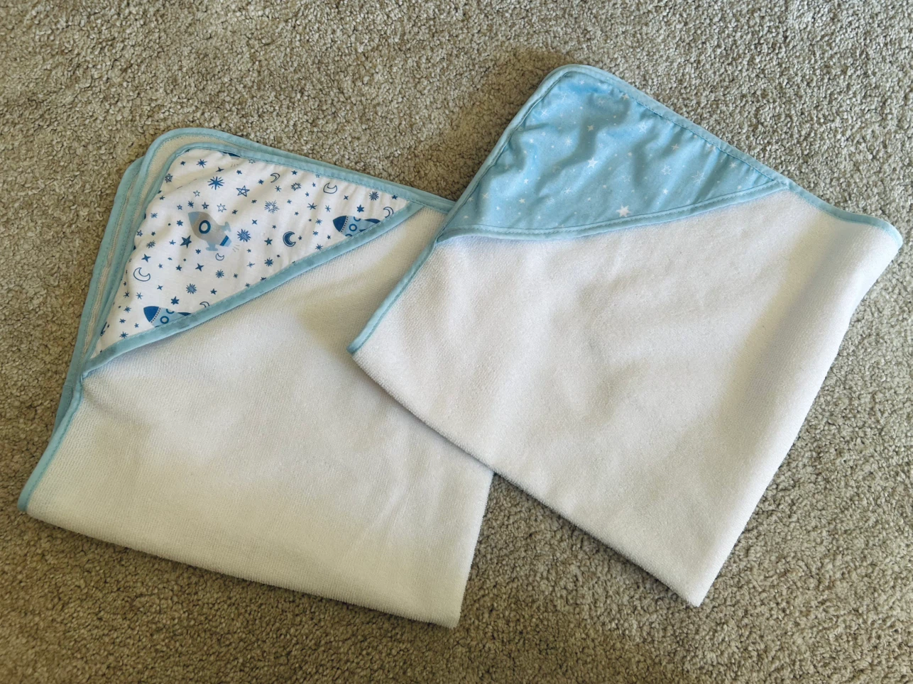 Set of 2 Baby Hooded Towels