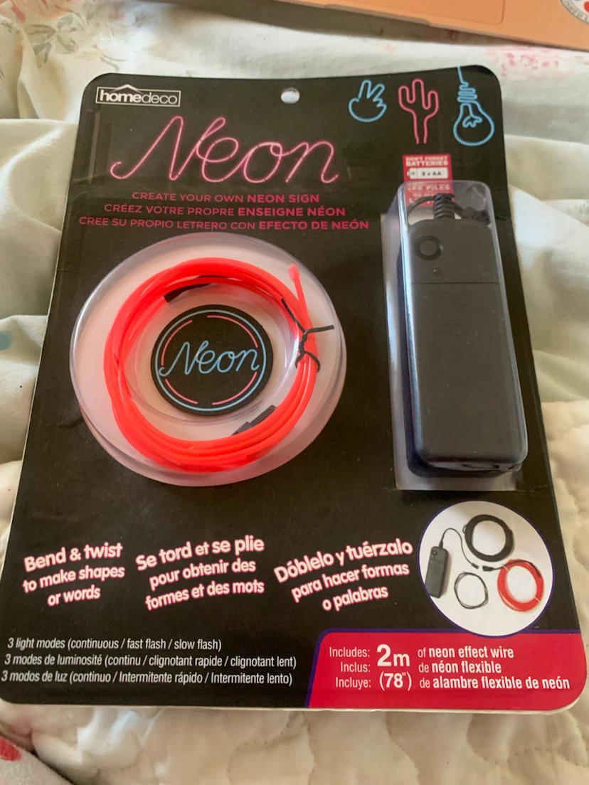 Home Deco DIY Neon Effect Wire Kit