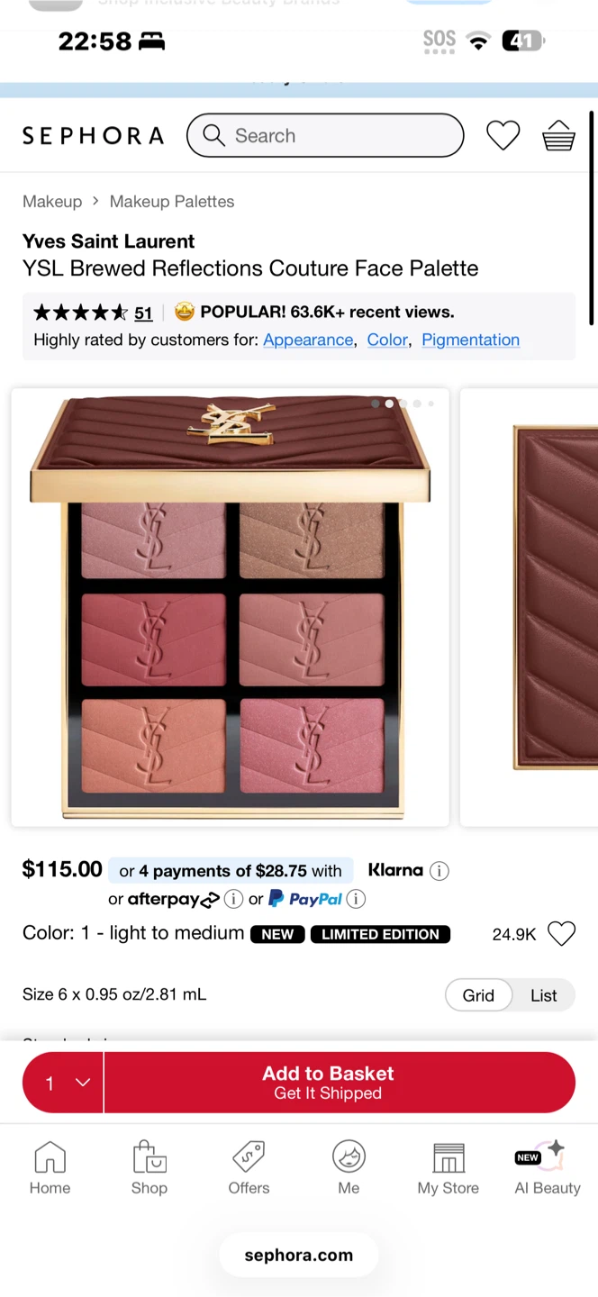 Yves Saint Laurent Couture Face Palette - Light to Medium - photo 2