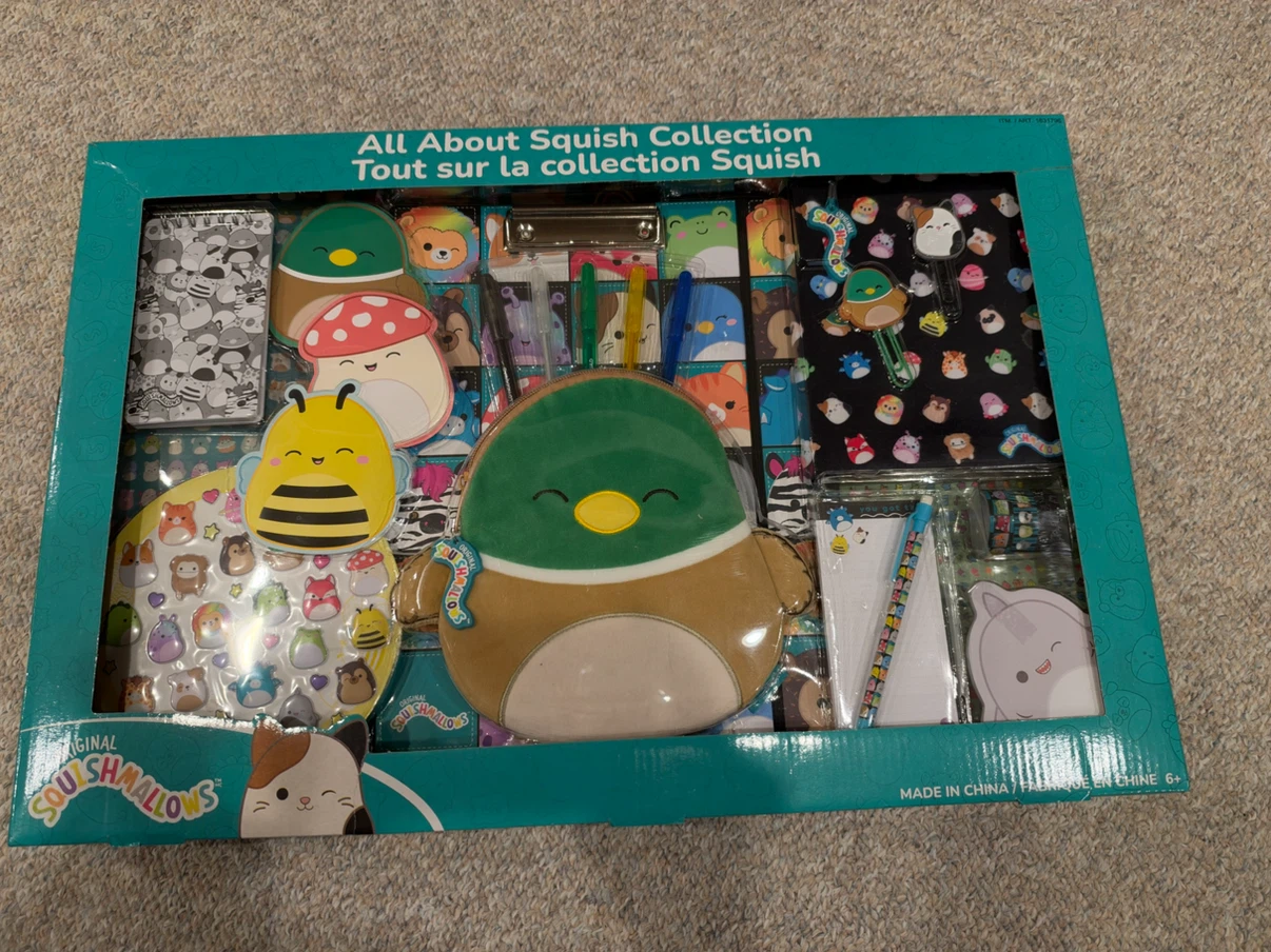 Squishmallows All About Squish Collection Stationery Set