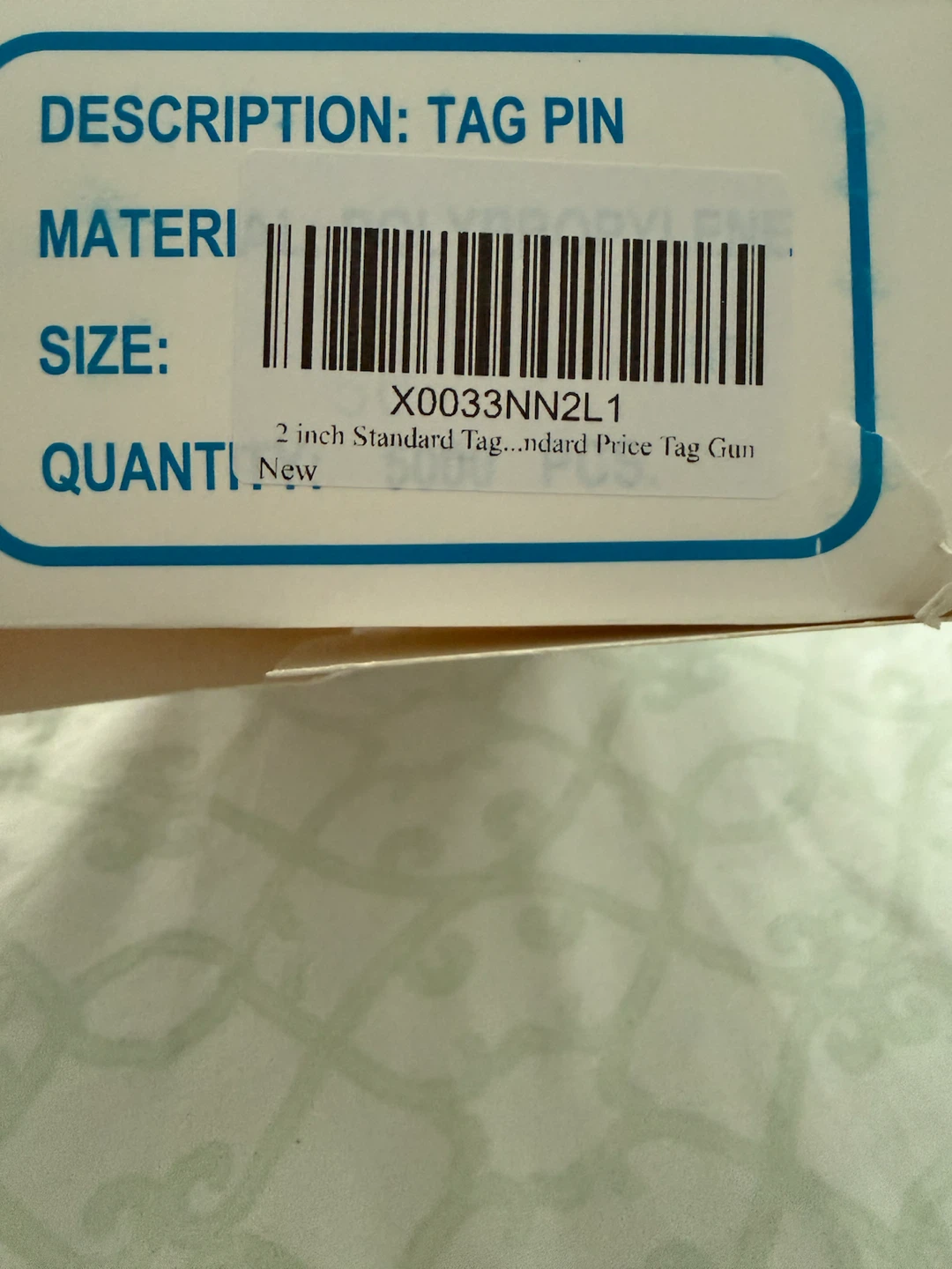 BS ONE 5000pcs 2 inch Standard Tagging Gun Fasteners - photo 5