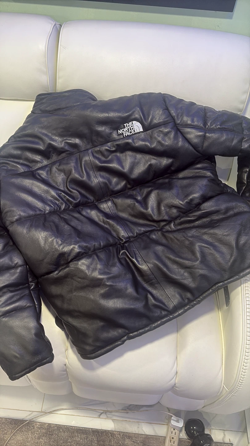 Supreme x The North Face Leather Puffer Jacket - photo 3