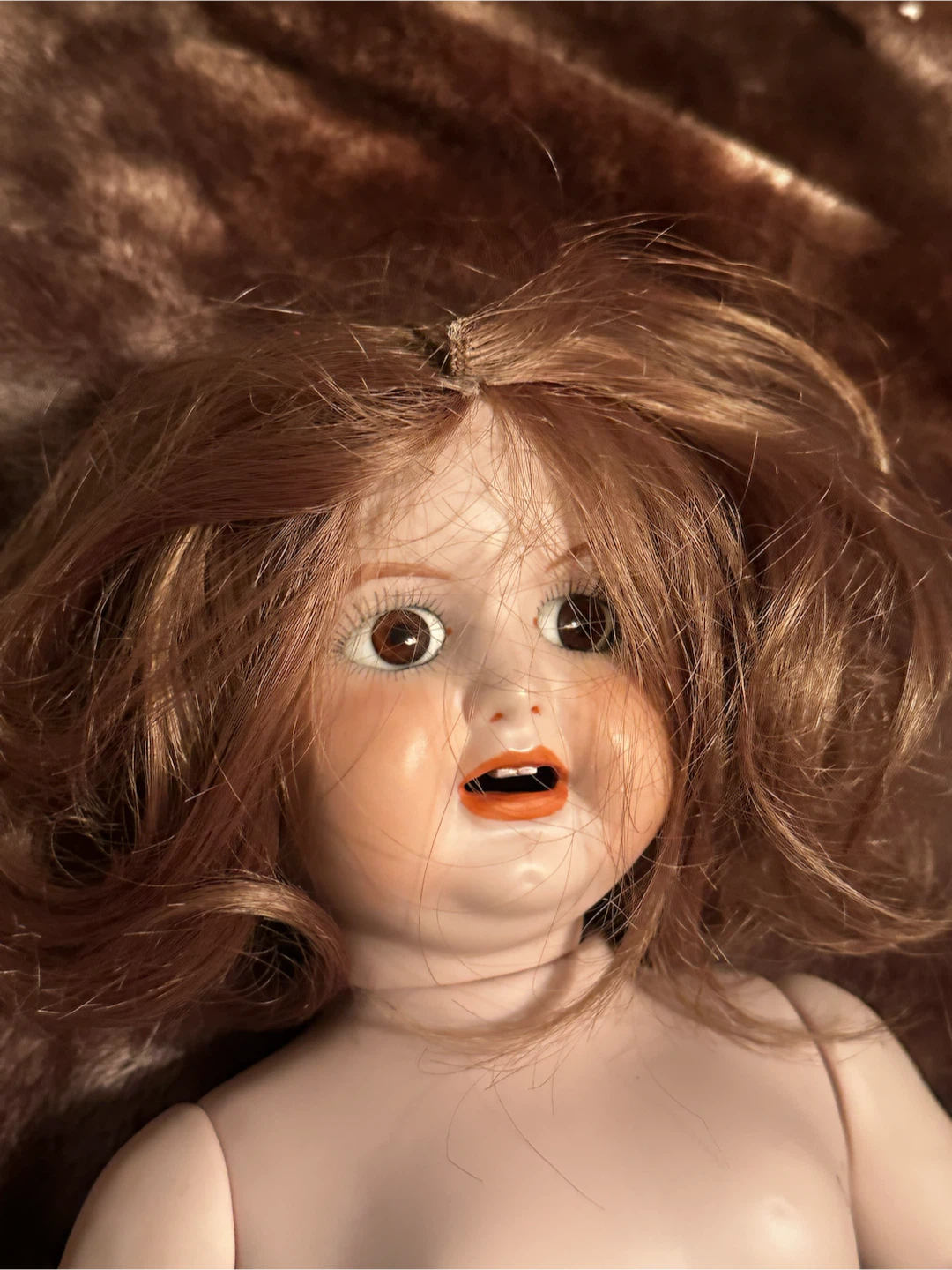 vintage bisque simon halbig 14” doll 126/10 - photo 2