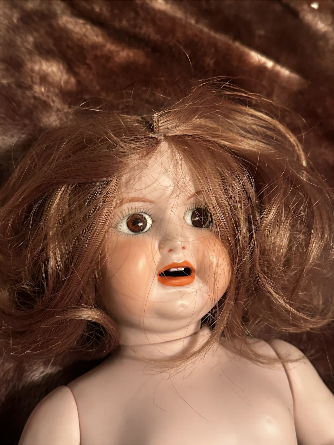 vintage bisque simon halbig 14” doll 126/10 - photo 3
