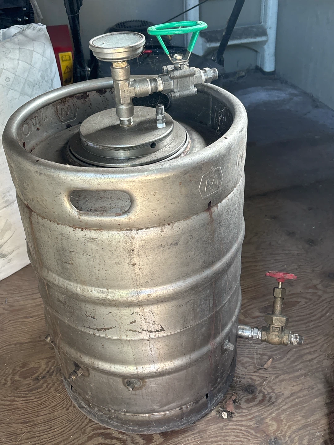 Modified Stainless Steel Keg