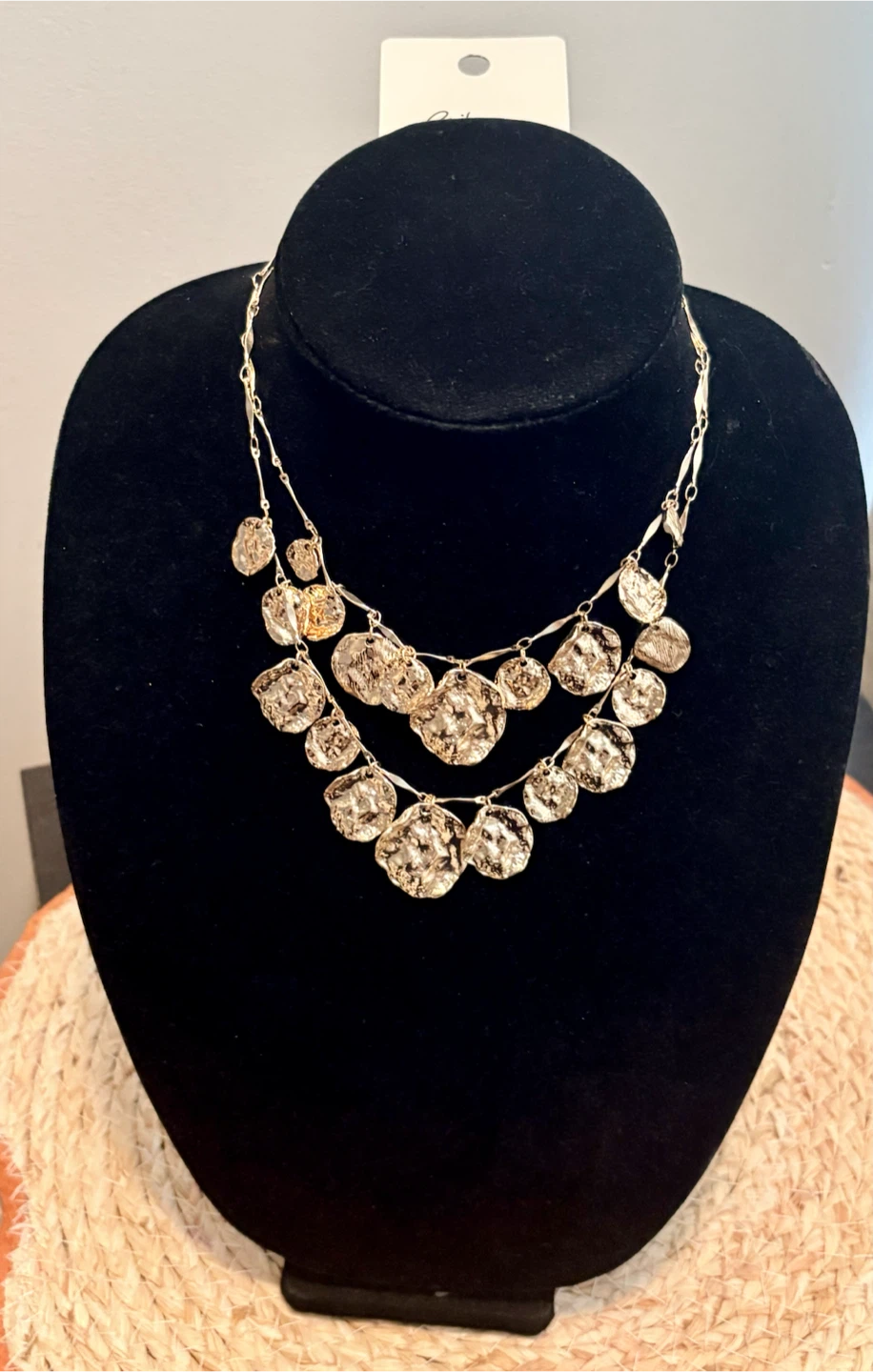 Goldtone multi-coin statement necklace (new ) - photo 3