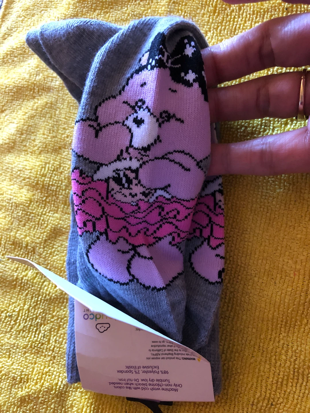 Care Bears Graphic Socks Gray