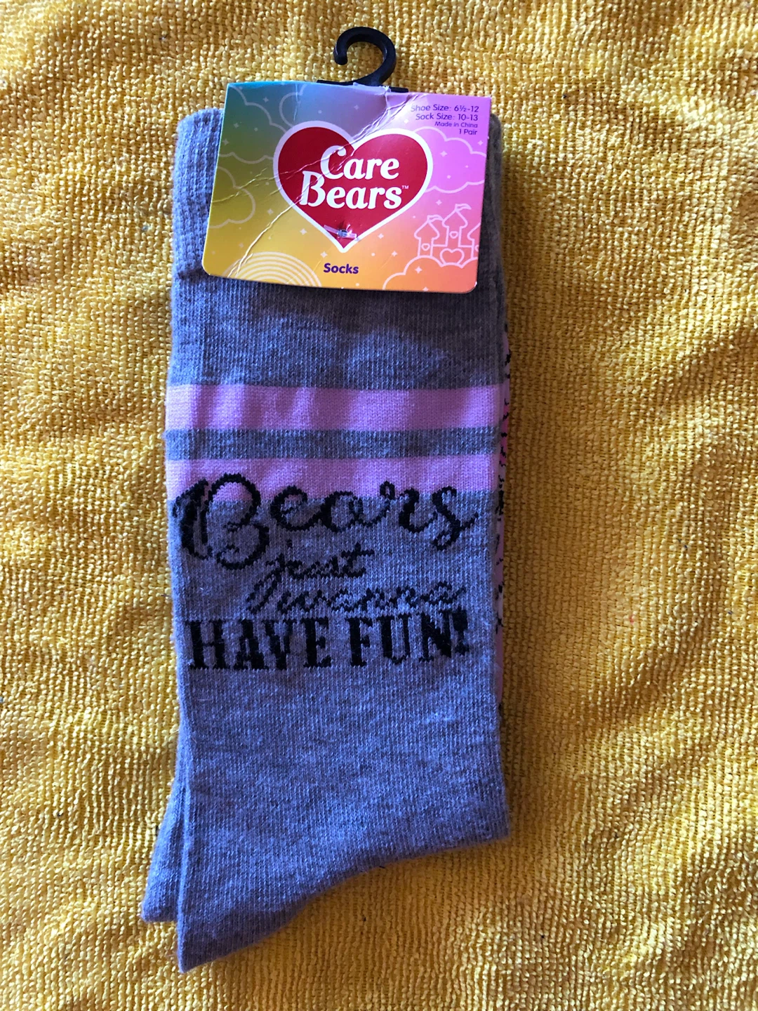 Care Bears Graphic Socks Gray - photo 2