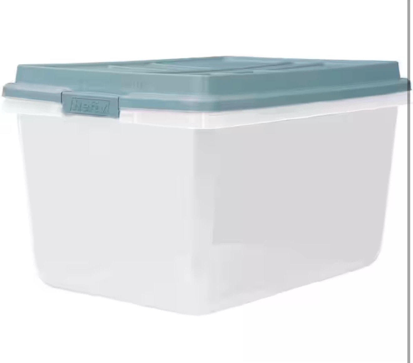 Bundle of 2 x HEFTY Hi-Rise Storage Bins (40-qt and 72-qt) - photo 4
