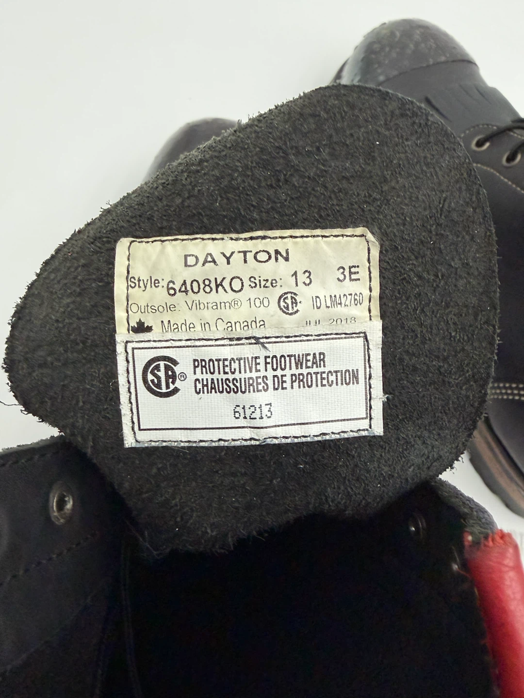 Dayton 6408KO Protective Boots Size 13 3E - photo 3
