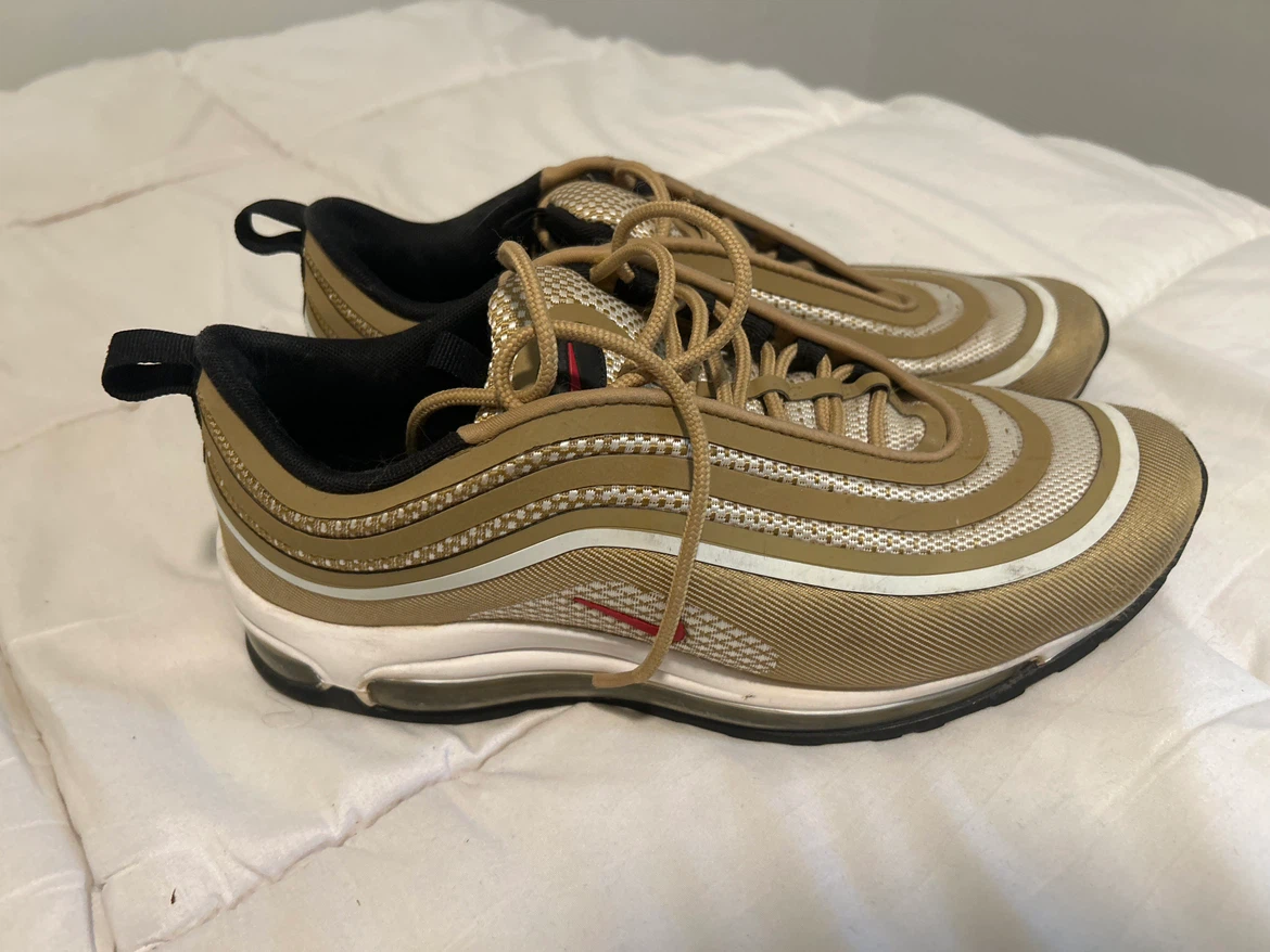Nike Air Max 97 Gold Sneakers - photo 2