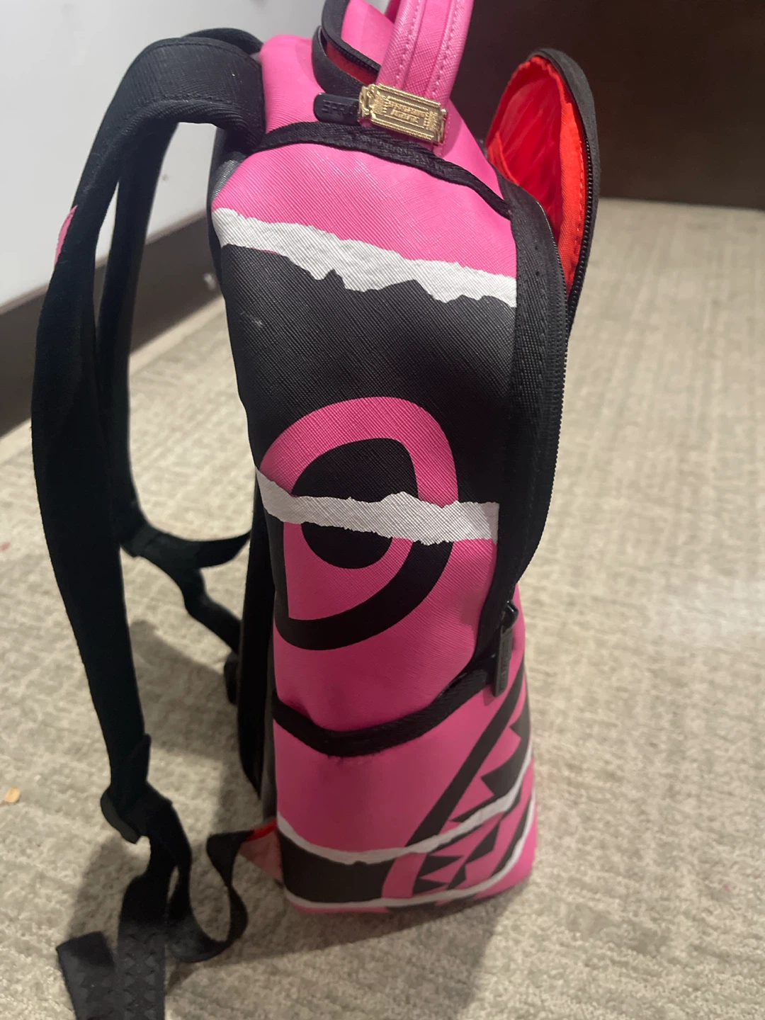 Sprayground Pink Shark Backpack - photo 4