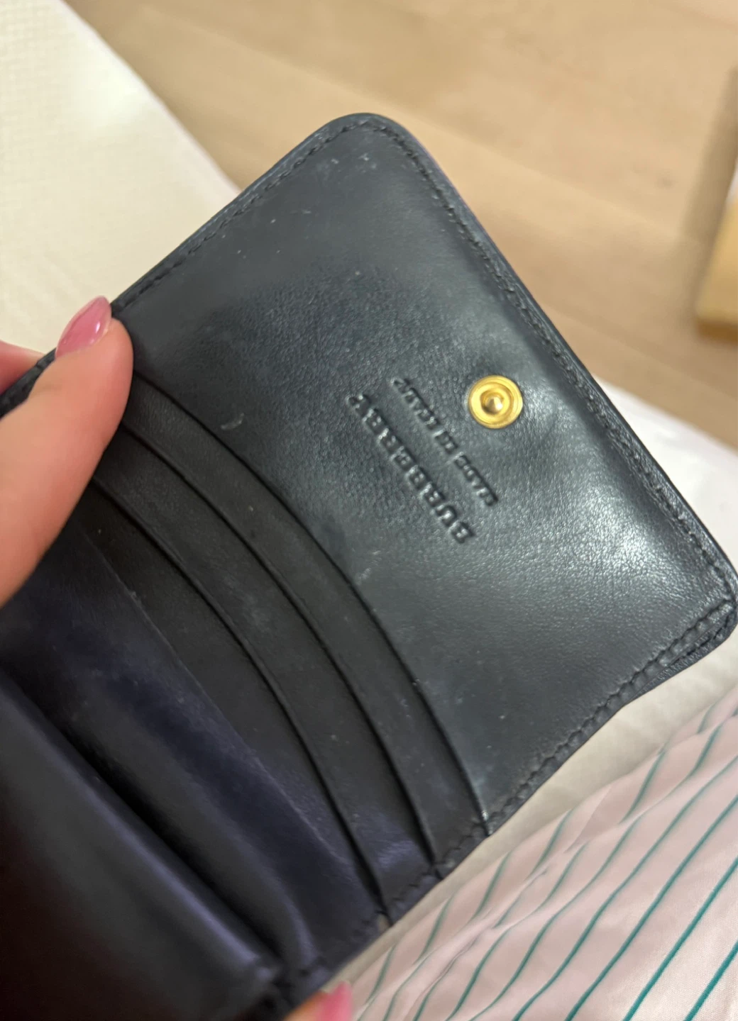 Burberry Black Leather Bi-fold Wallet - photo 3
