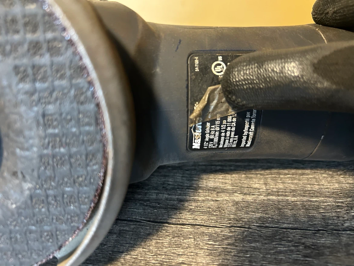 Mastercraft 4 1/2" Angle Grinder - photo 4