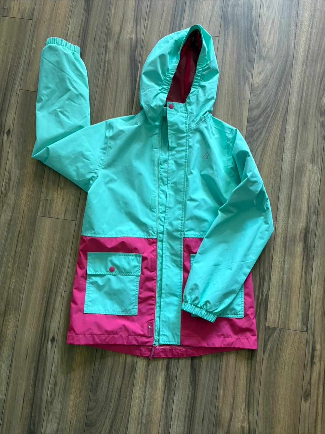 Ripzone Jacket Teal and Pink