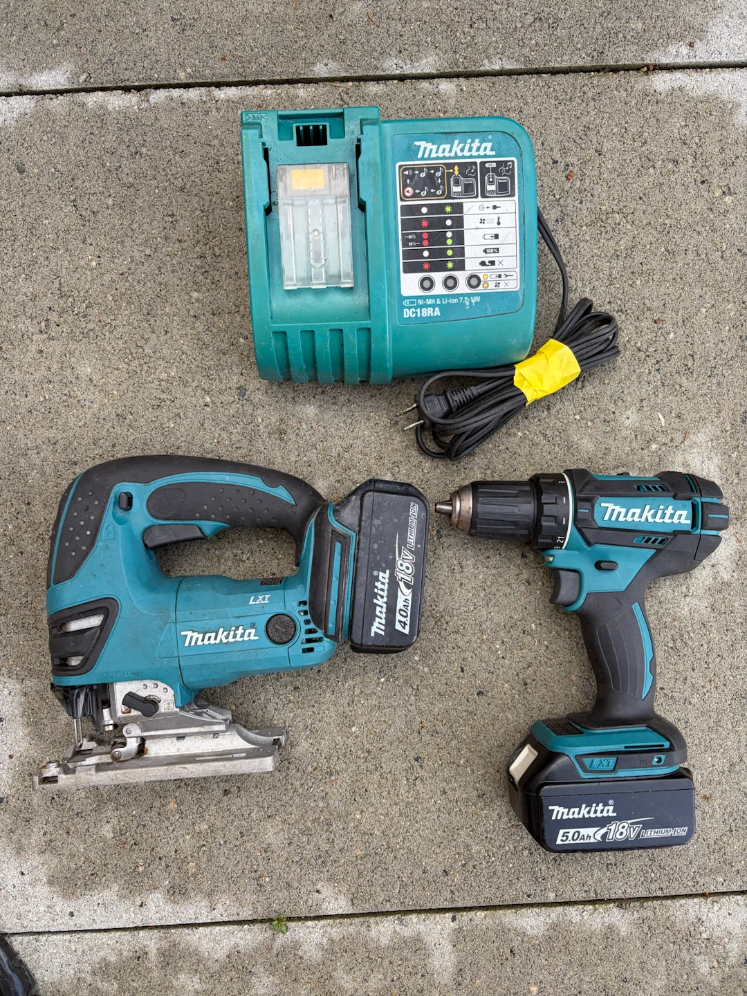 Makita LXT 18V Tool Set with Batteries and Charger - photo 2