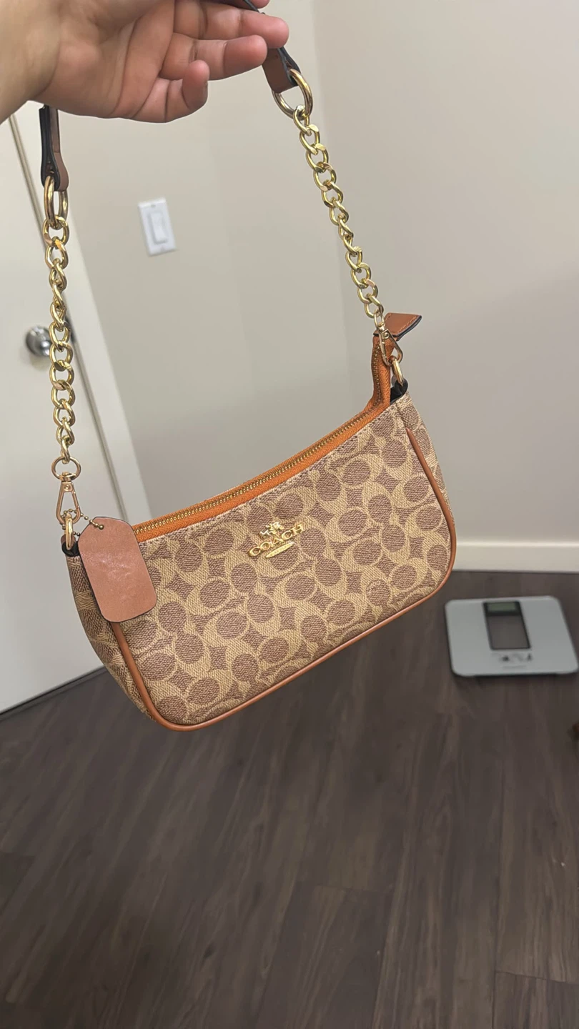 Coach Signature Canvas Mini Bag