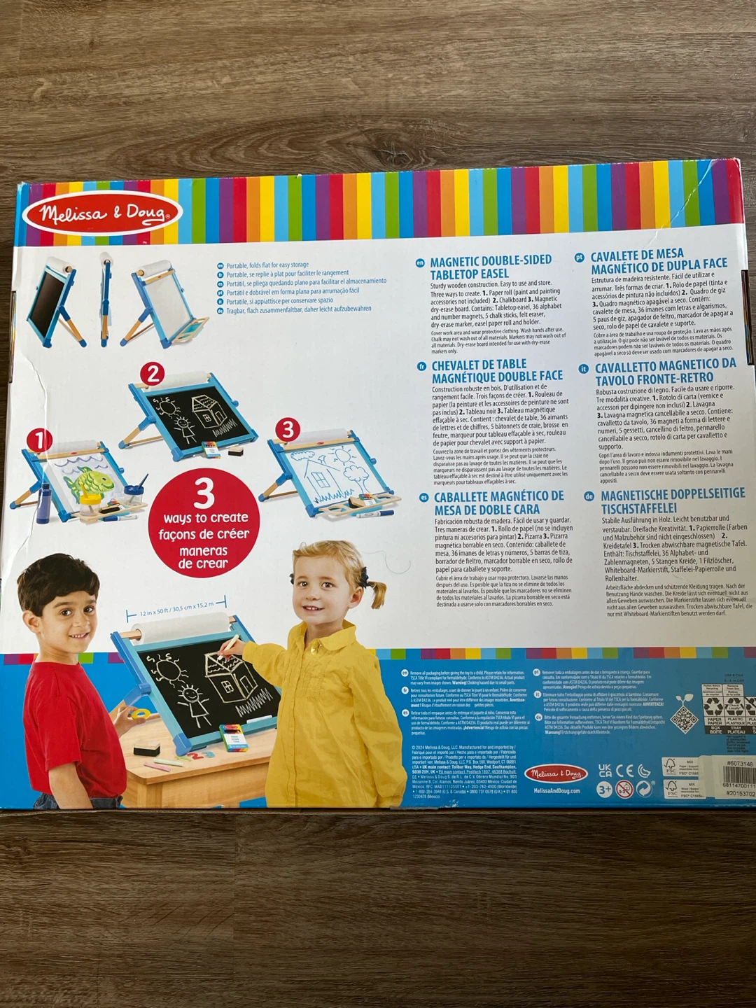 Melissa & Doug Magnetic Tabletop Easel