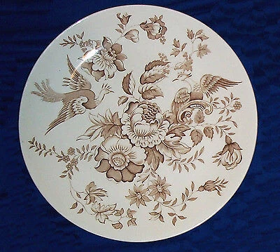 Mason's Brown Velvet Plate