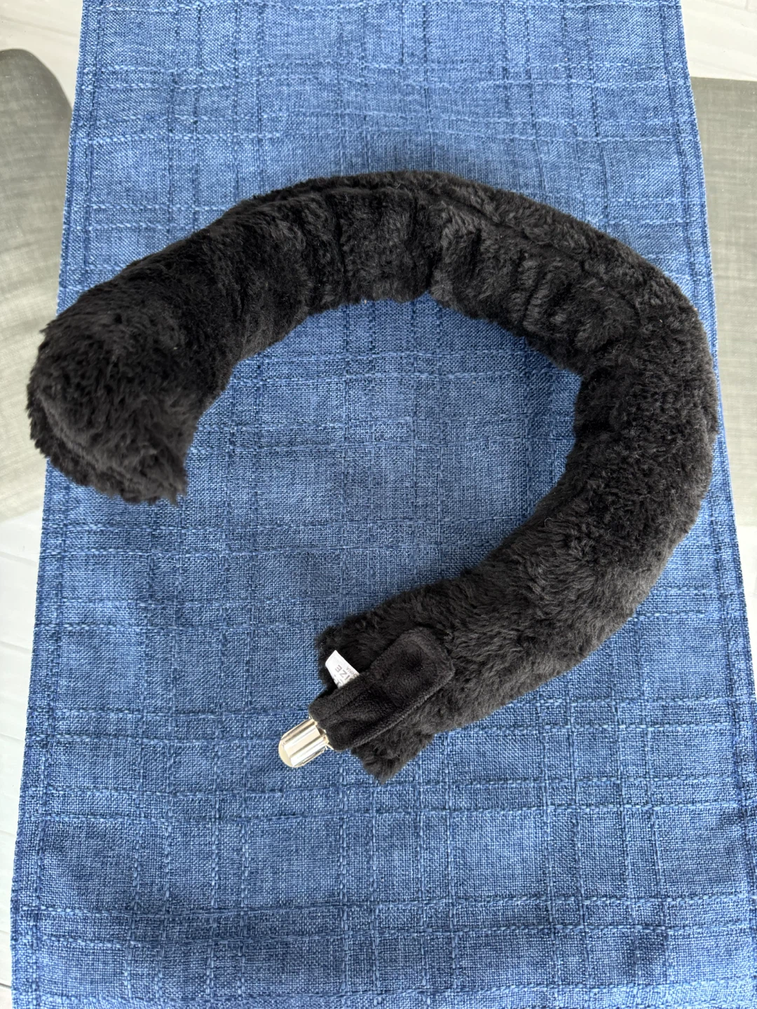 Black Plush Cat Tail Accessory - photo 2