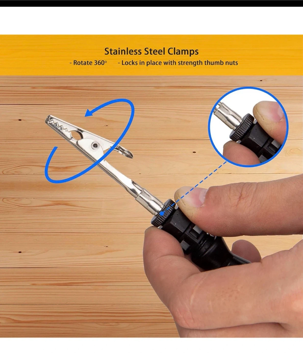 Helping Hands Soldering Tool with 4 Gooseneck Arms - photo 2