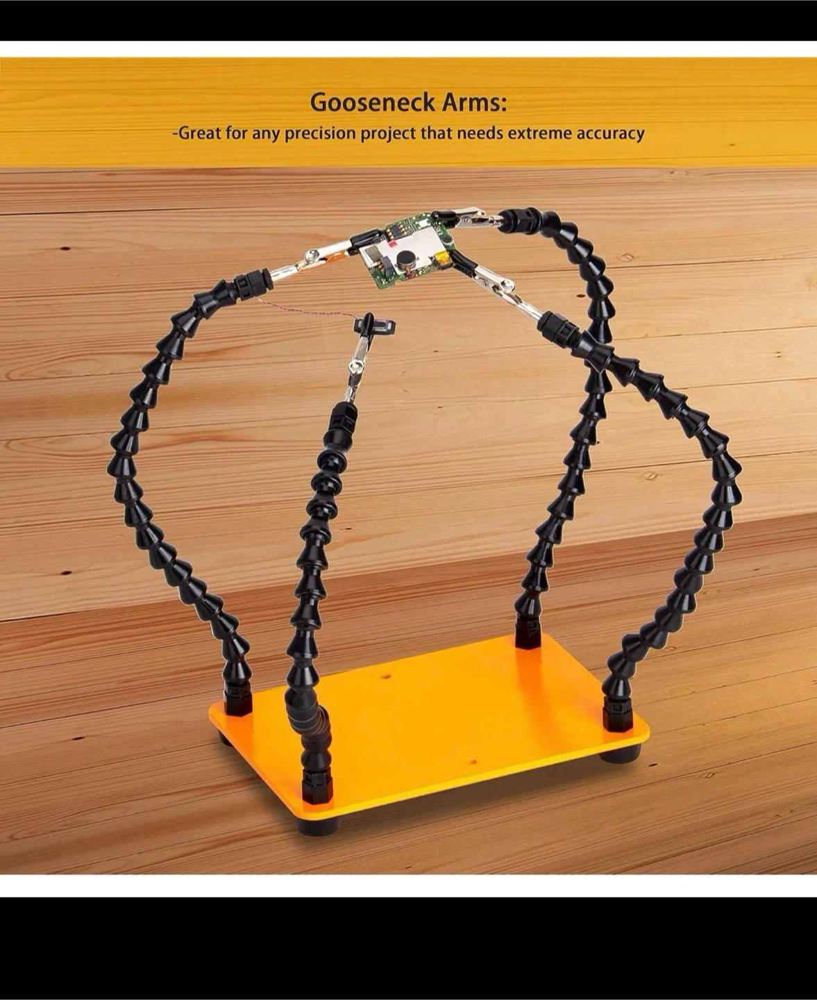 Helping Hands Soldering Tool with 4 Gooseneck Arms - photo 4